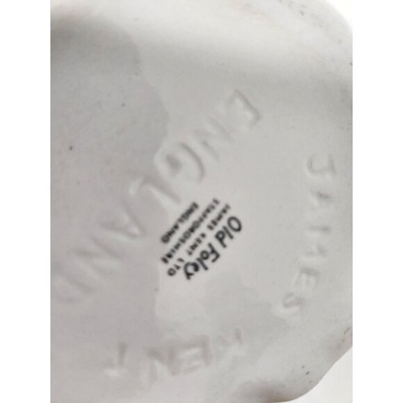 VINTAGE 1950 Old Foley James Kent England Shaving Mug Scuttle Porcelain Floral - Picture 8 of 9